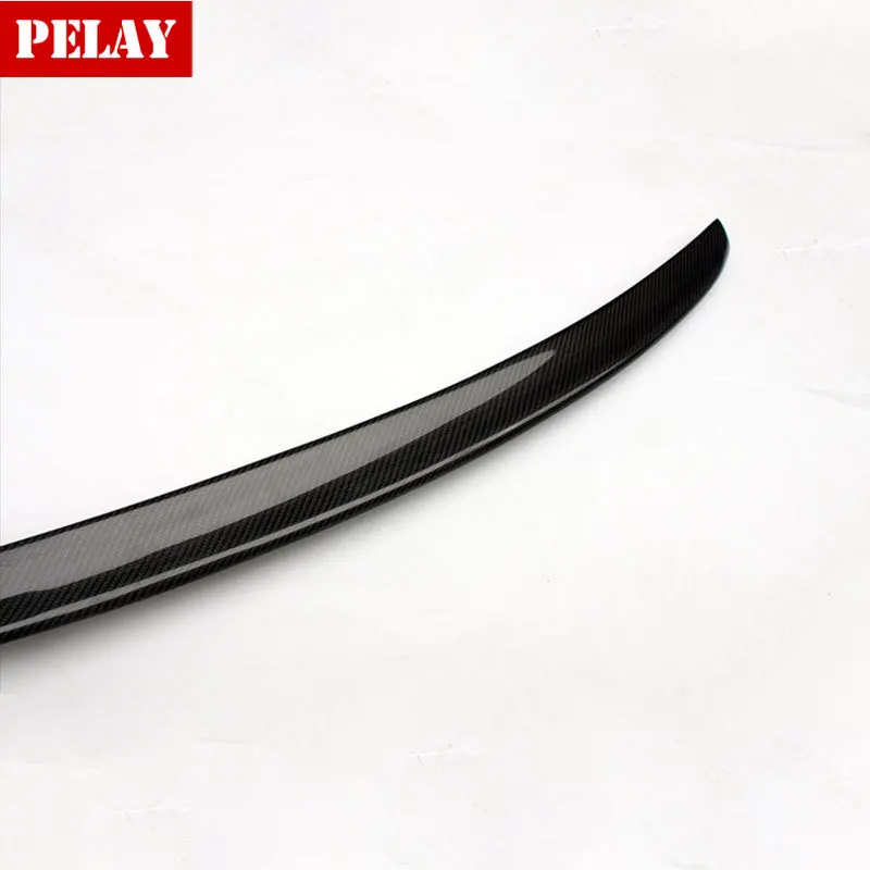 

For Audi A4 B8 Carbon Fiber Rear Trunk Spoiler S Style Carbon Fiber Rear Trunk Wings Decoration 4-door Sedan 2009 2010 2011 2012