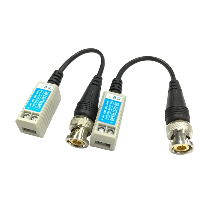 ESCAM 100C для 2MP 3MP 4MP 200M(660ft) диапазон HD CVI/AHD/TVI Twisted BNC CCTV пассивные трансиверы Cat5 UTP Video