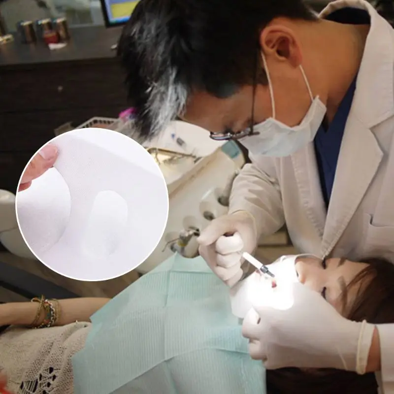 10 штук упак. зубной рот защитный коврик для губ холодный свет отбеливание зубов