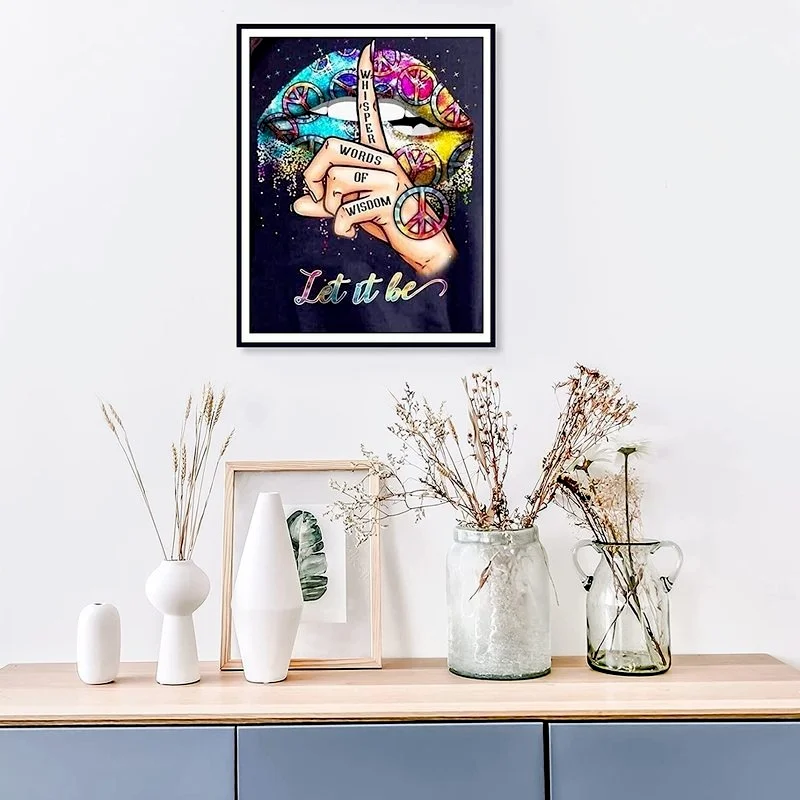 

5D DIY Diamond Painting Cross Stitch Cartoon Full Drill Custom Punk Diamond Embroidery Painting Wall Home Decor Wedding Gift