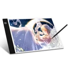 Светодиодный светильник формата А4А5, защита глаз, для алмазной живописи, вышивки, распродажа, трехуровневый Диммируемый коврик для рисования, прагматичный