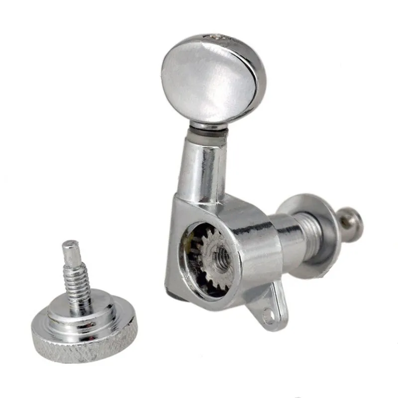 Набор из 3R3L хромированных колышек для тюнинга струн гитары ключи тюнеры машинные