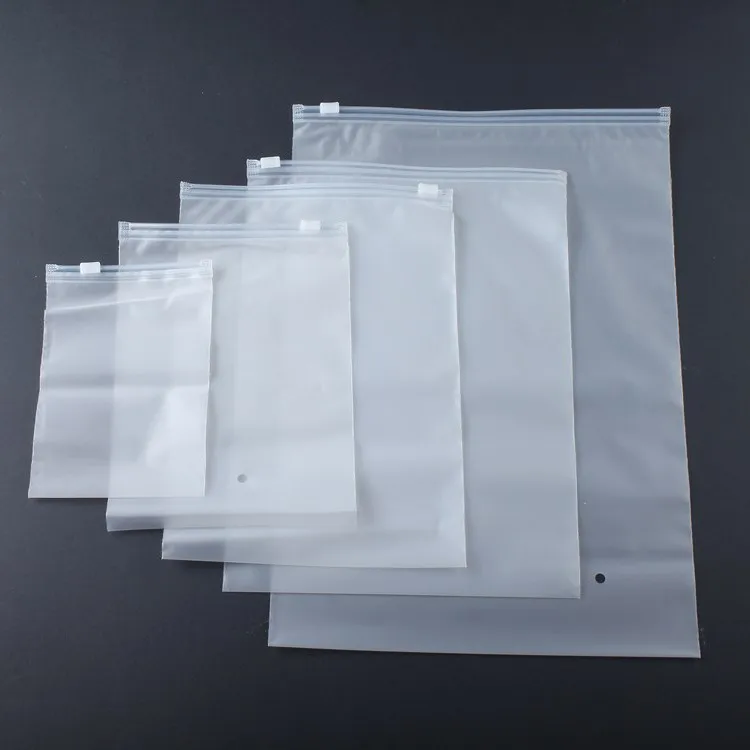 10 шт. Ziplock сумка матовые пластиковые упаковочные пакеты молнии замок сумка для хранения футболки/пакет для одежды
