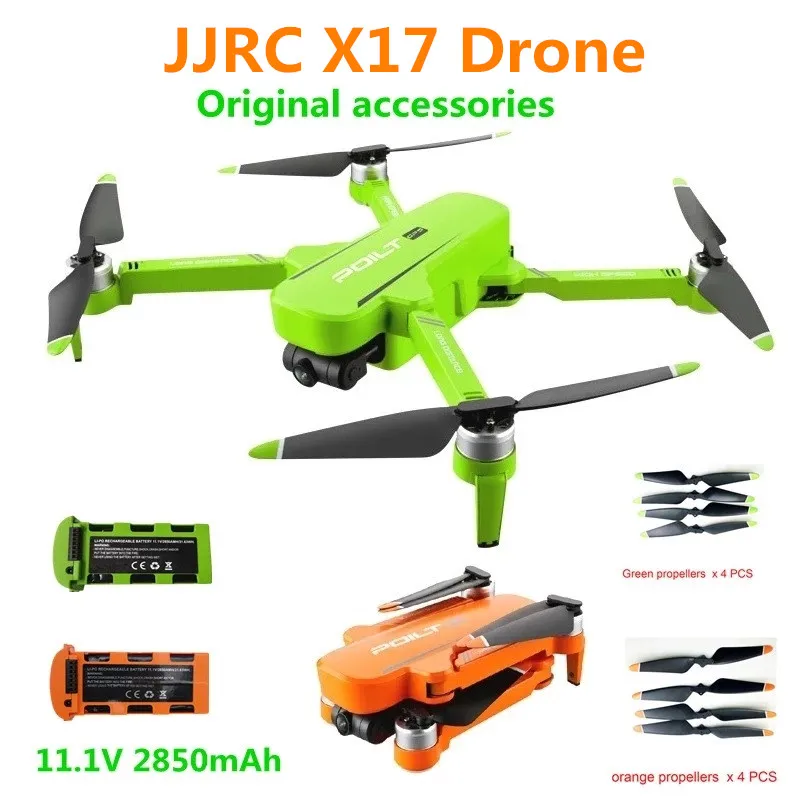 

JJRC X17 батарея для дрона 11,1 В 2850 мАч/пропеллер кленовый лист для X17 дрона запасные части