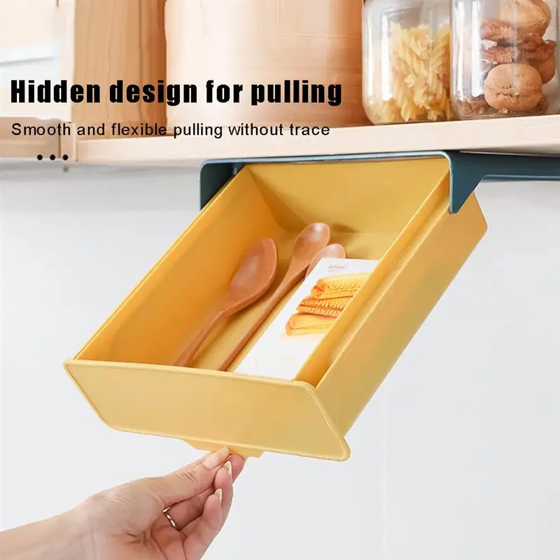 

1 Pcs Receive Store Content Drawer, Kitchen Condiment Tool Storage, Desk Organizer Notes Stationery Storage Box