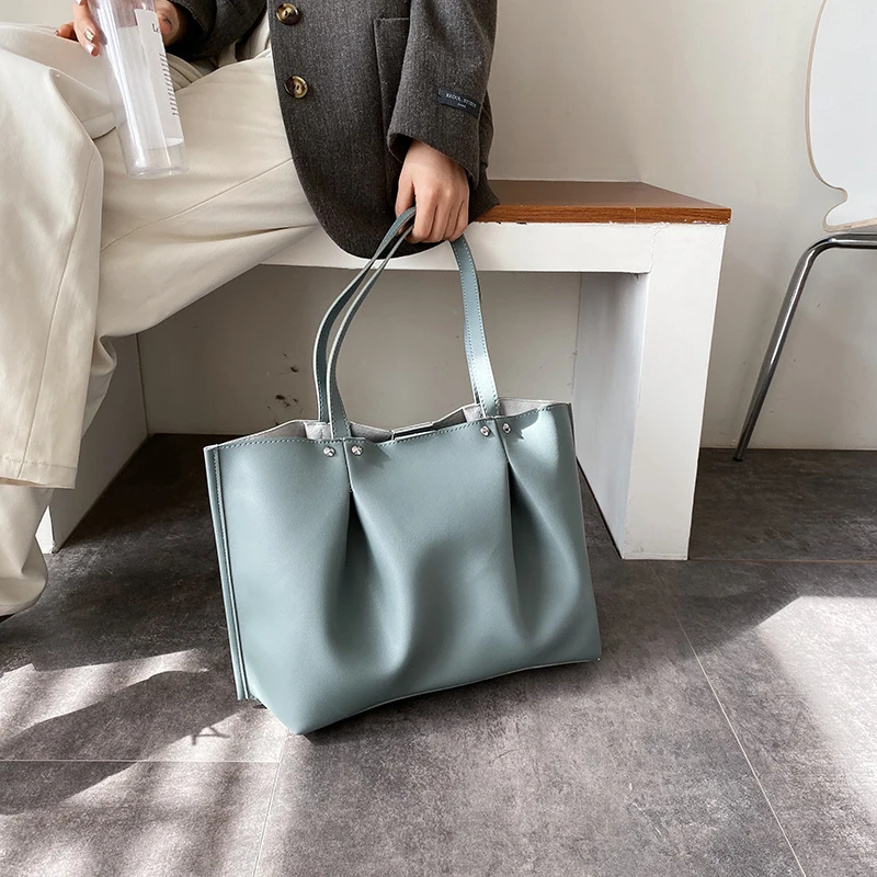 

New Fashion Women Pu Leather Tote Handbags High Quality Ladies Messenger Bags Designer Large Capacity Female Casual Shoulder Bag