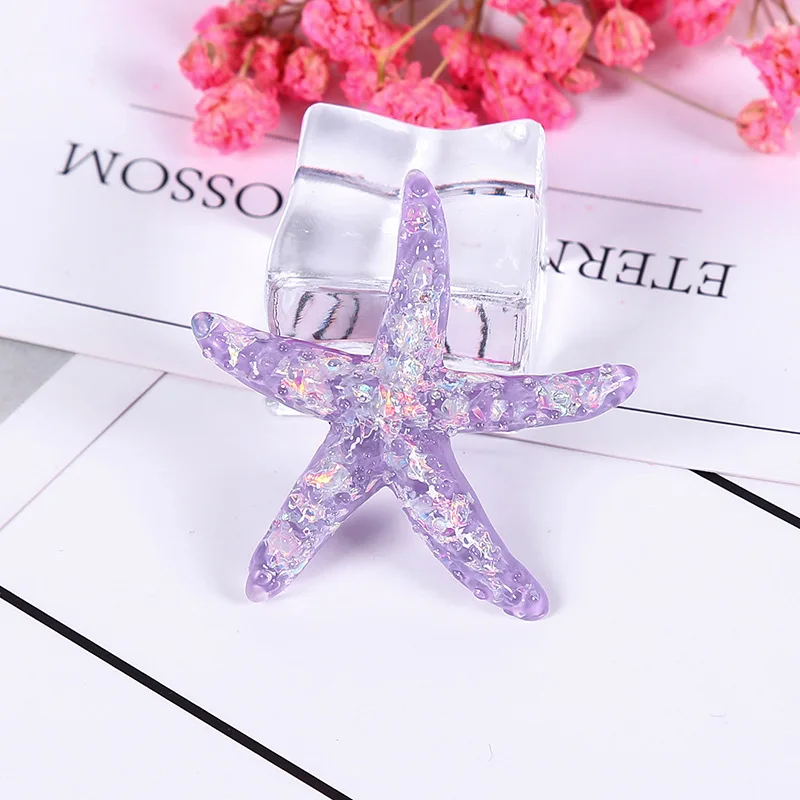 3 шт. Slime Подвески морским обитателям морская звезда клейкие аксессуары бусы