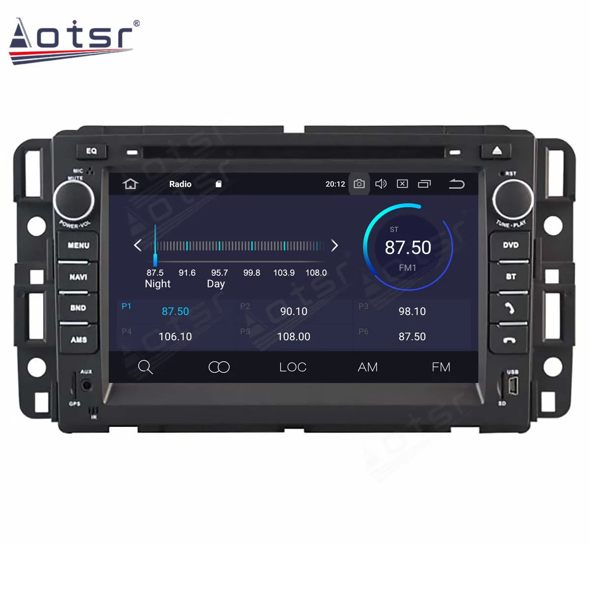 Автомобильный плеер Android 13 PX5/PX6 GPS-навигация для HUMMER H2 2008-2011 авторадио аудио стерео