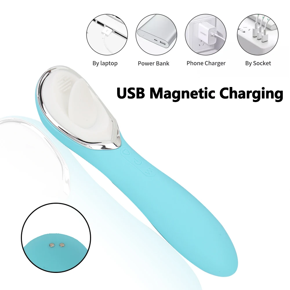 Стимулятор сосков и клитора 2 в 1 массажер для влагалища 10 скоростей вибрирующий