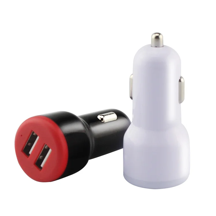 QC3.0 2.4A двойной дисплей зарядного устройства USB светильник автомобильное зарядное