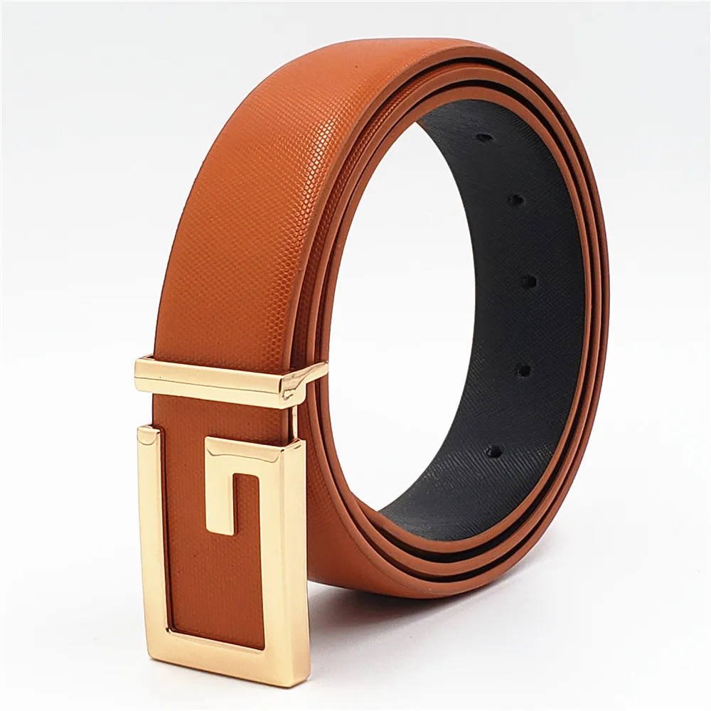 2019 модные роскошные ремни из коровьей кожи для мужчин высокое качество