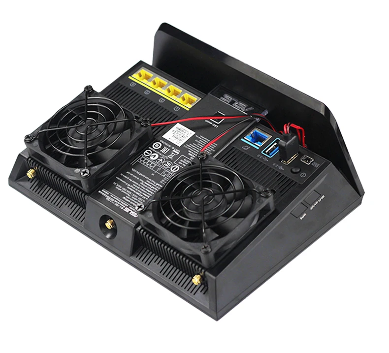 ASUS маршрутизатор AC86U EX6200 Вентилятор охлаждения 7 см тихий вентилятор USB вентилятор охлаждения RT-AC68U AC1900P Tenda AC15 маршрутизатор Вентилятор охлаждения температура