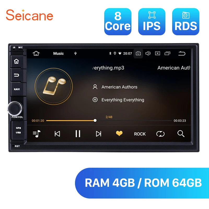 

Seicane Android 10,0 Универсальный 7-дюймовый автомобильный радиоприемник навигация GPS мультимедийный плеер для NISSAN TOYOTA KIA VW Honda Mirror Link