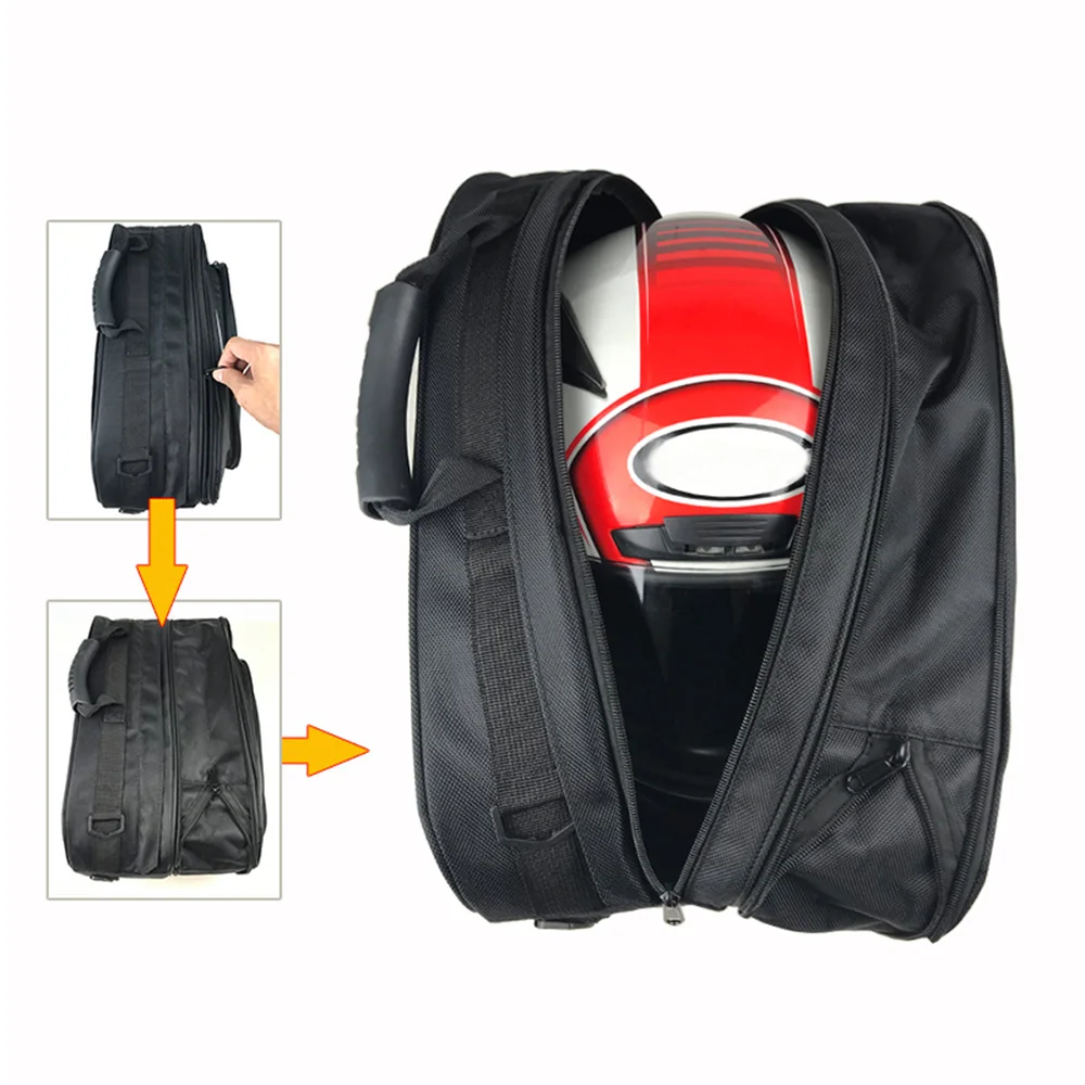 Universal Motorcycle Side Saddlebag Waterproof Luggage Tool Bag 2pcs Black |