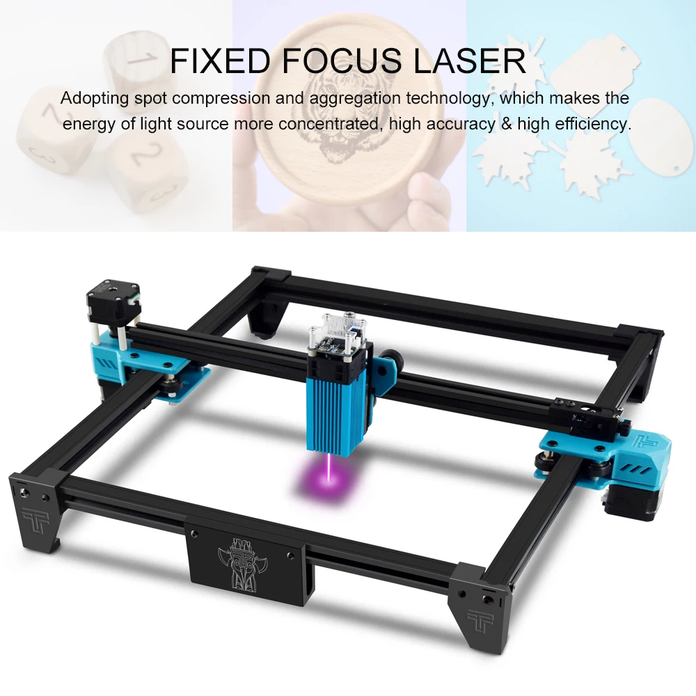 

TOTEM S 40W Desktop Laser Engraver Machine Fast Carver Laser Cutter Printer Cutting Engraver for Plastic Wood Stainless Steel