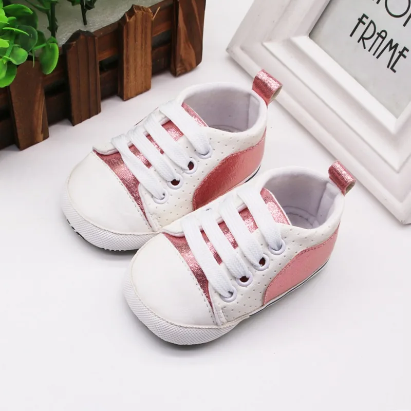 

Baby Shoes 2019 Fashion Girl Boy Crib Shoes Newborn Comfortable Patchwork Anti-slip Infant Shoe
