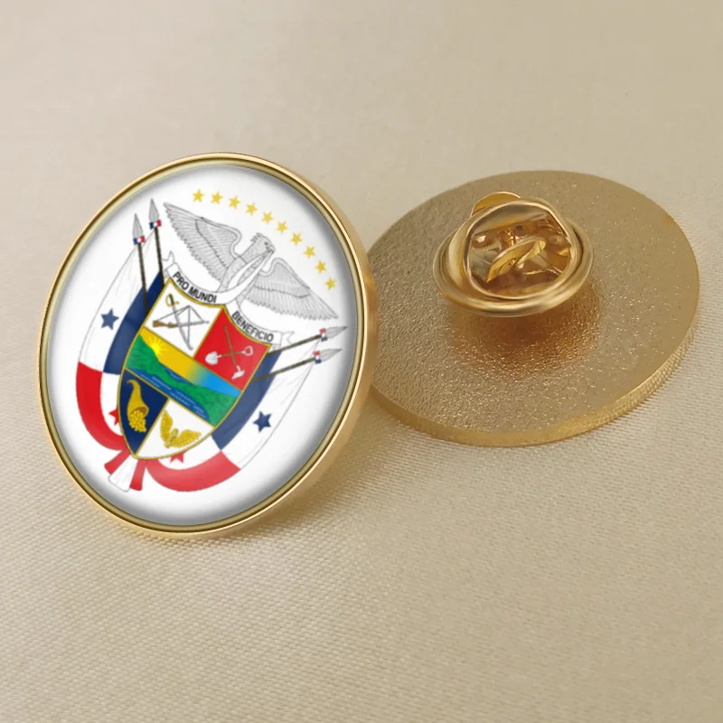 Герб Панама Panamians карта национальный флаг эмблема брошь значки нагрудные