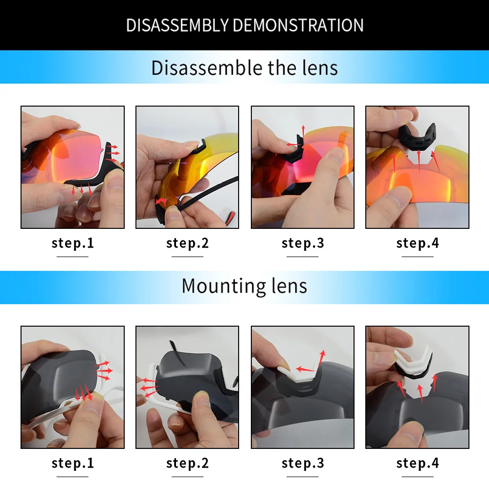 Очки для велоспорта бега рыбалки спорта велосипедные солнцезащитные очки мужчин