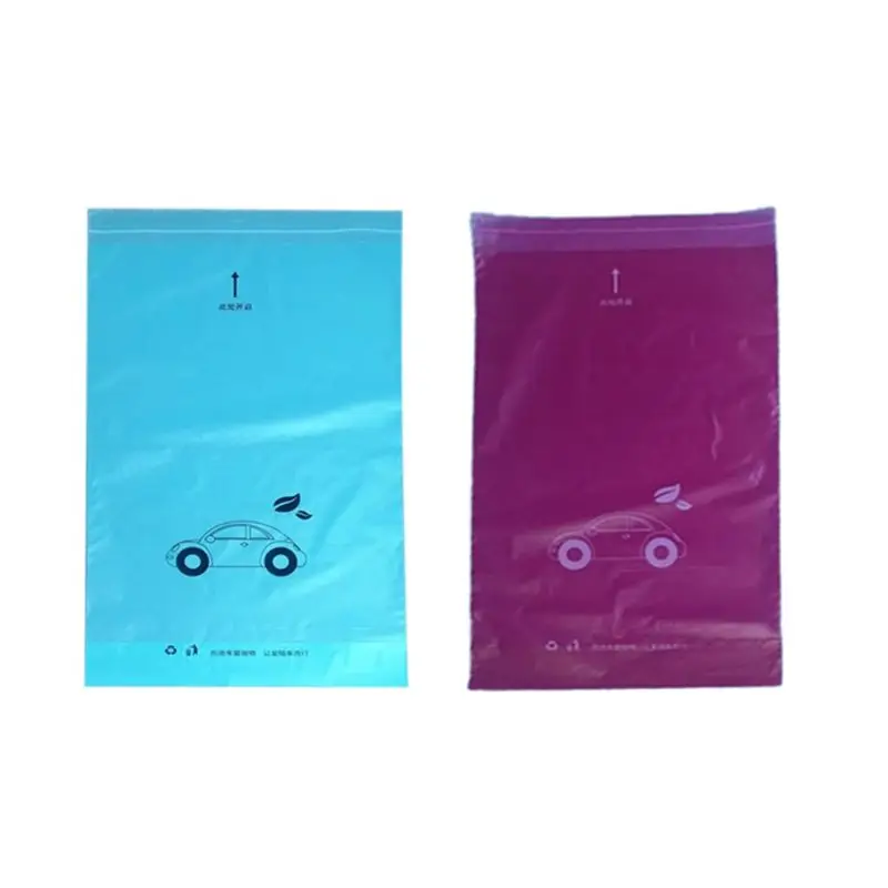 

50 Pcs/Pack Car Trash Bag Paste Type Disposable Creative Storage Hanging Garbage Bin Vehicle Interior Supplies