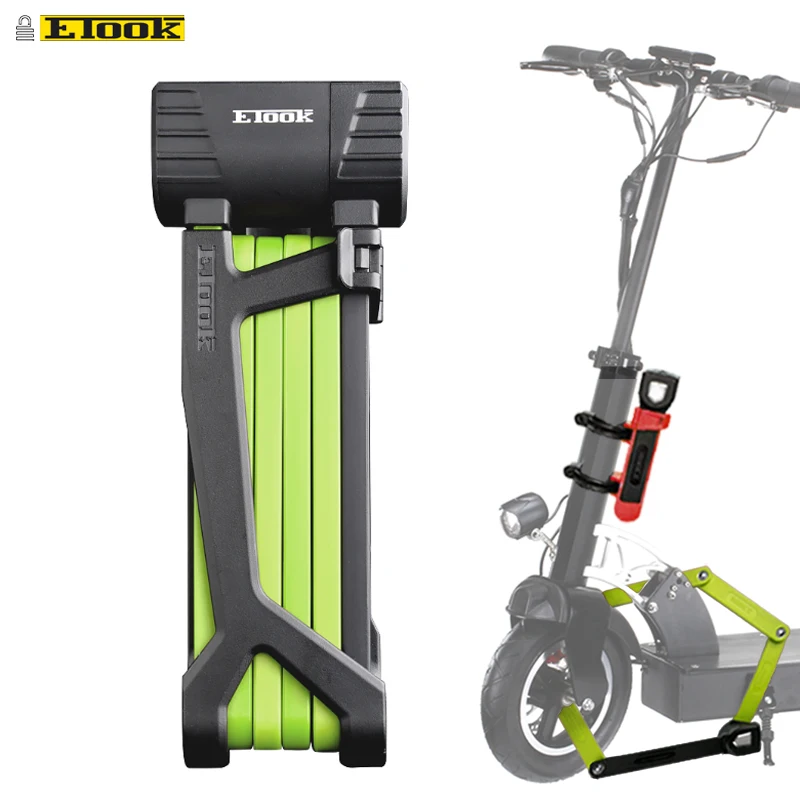 

Hot Sell Professinal Anti Theft Folding Foldable Steel Bicycle Lock For E Bike