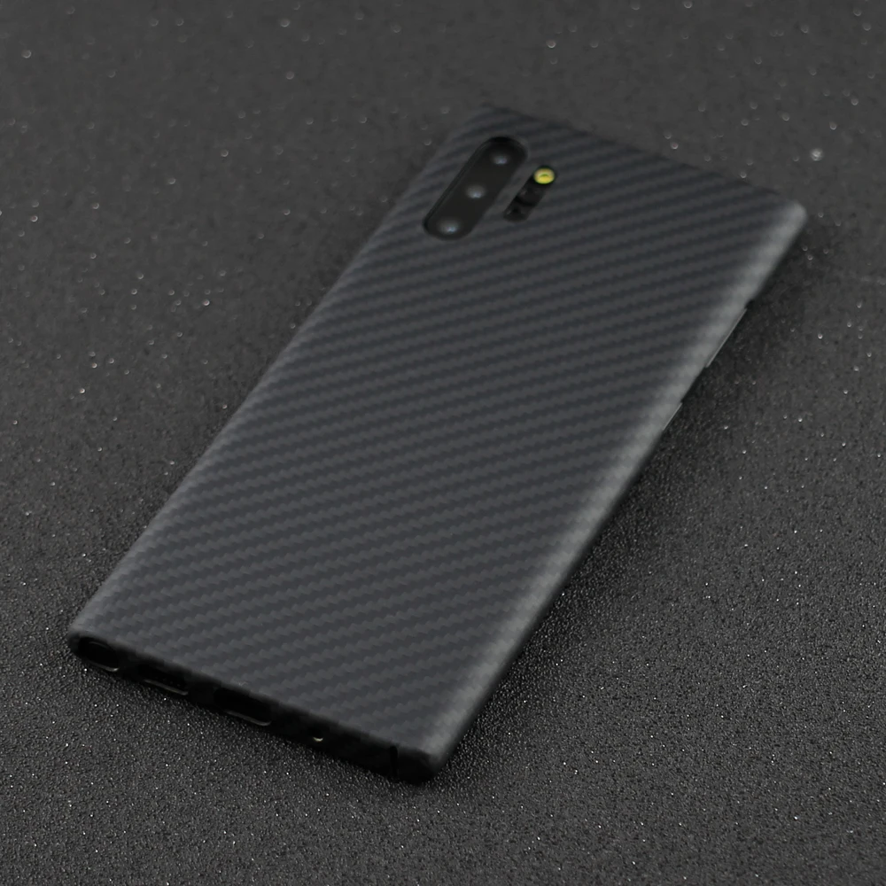 Cena QADIRl Etui Na Telefon Z Włókna Węglowego Do Samsung Galaxy Note 10 Plus Etui Z Włókna Aramidowego Uwaga 10 Lite Etui Na Telefon Lekkie Cienkie