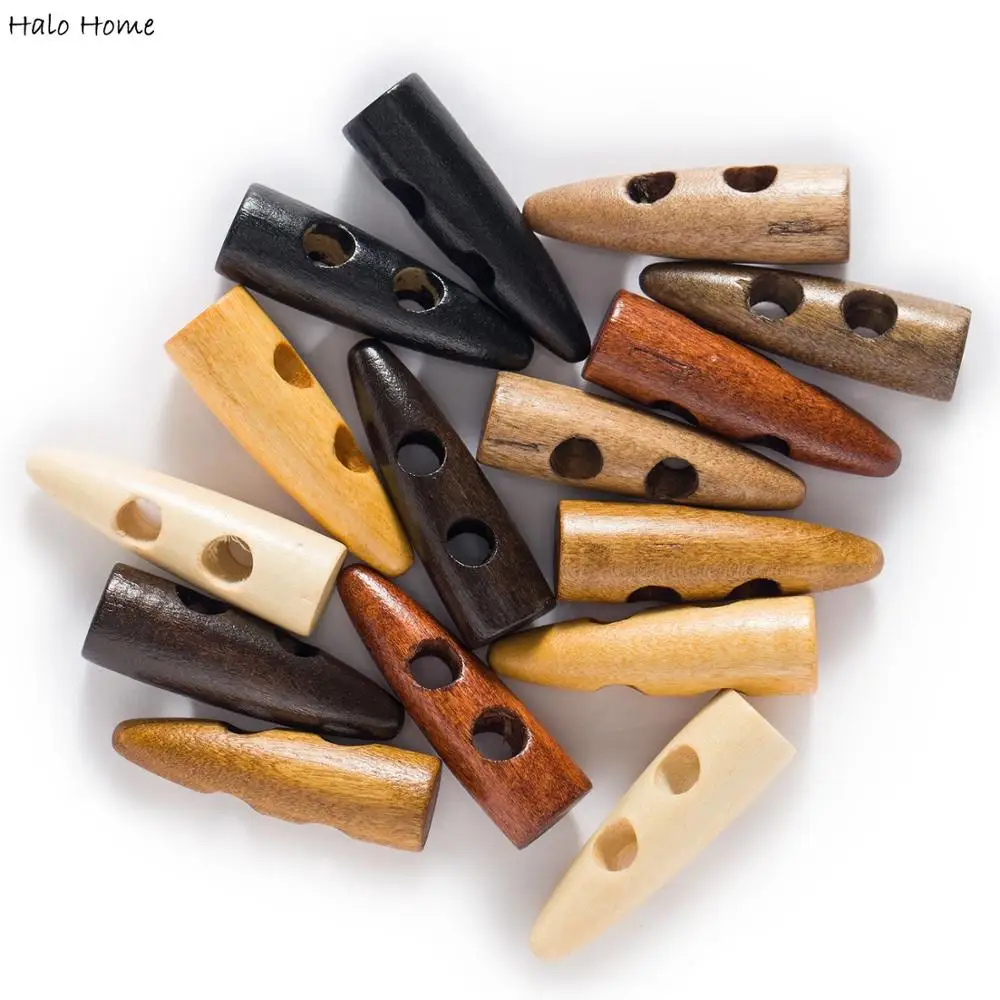 10 шт. Рог имитация зуб дерево кнопки переключения швейного ремесла Сделай Сам