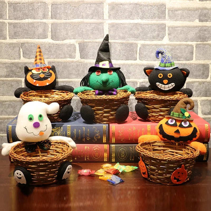 Декоративные принадлежности для Хэллоуина детская коробка конфет корзина