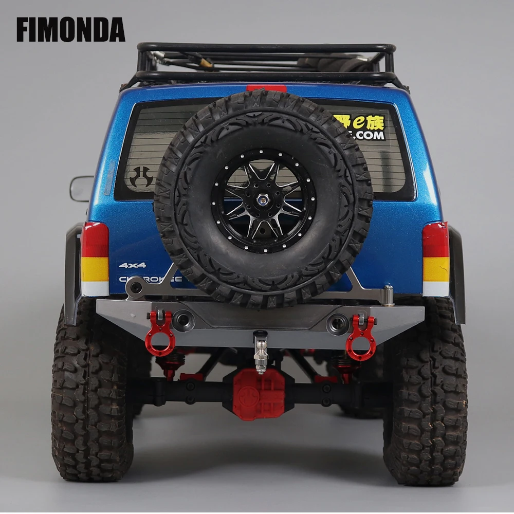 FIMONDA CNC Алюминиевый задний бампер с поворотной стойкой для запасных шин и сцепным