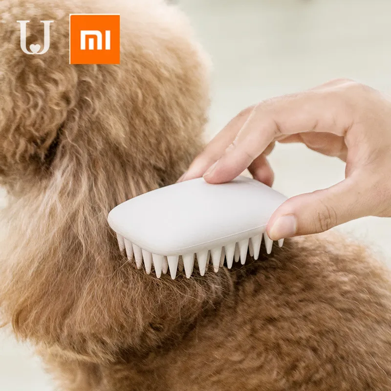 Xiaomi mijia Jordan&Judy силиконовая расческа для собак щетка для удаления волос Гладкая поверхность легкая чистка от Xiaomi Youpin