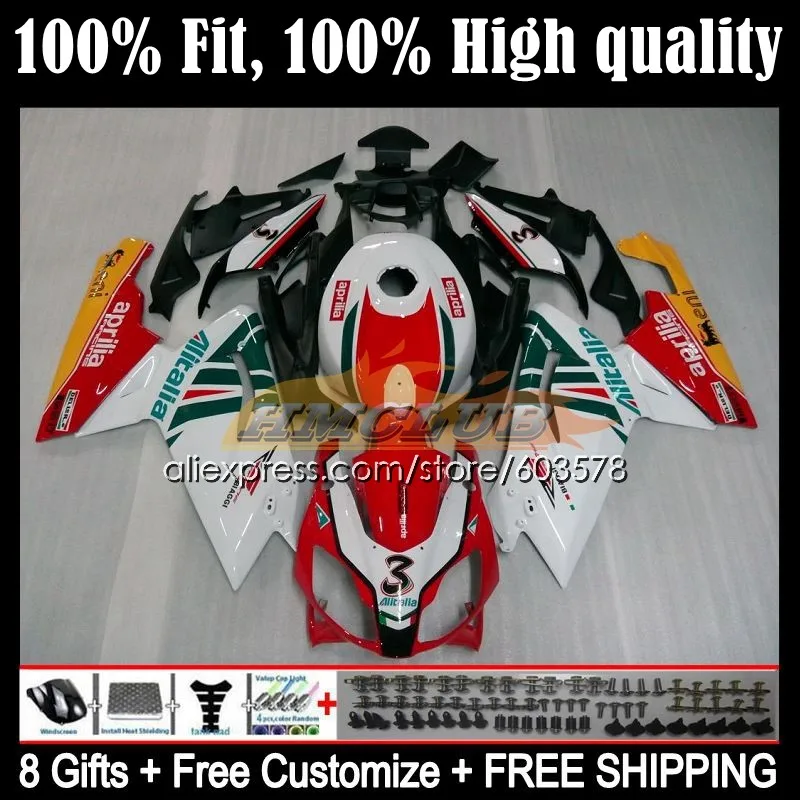 

Инъекция для Aprilia RS-125 RS 125 RS4 54CL.11 RSV125 2006 2007 2008 2009 2010 RS125 06 07 08 09 11 обтекатели красный белый