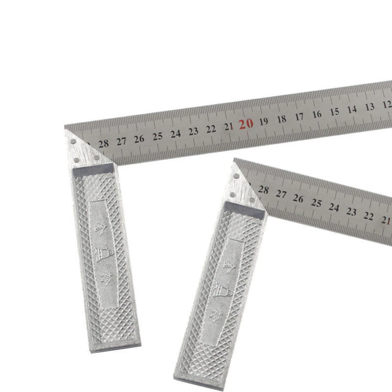 30cm/11.75 inch Aluminum handle with stainless steel scale Right Measuring Angle Square Ruler | Инструменты