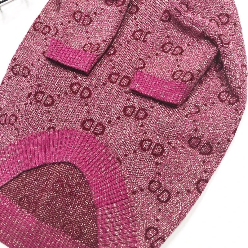 Bling Pet Dog Knit Sweater Teddy Clothes Puppy Small Warm Autumn Winter Cardigan H19 |