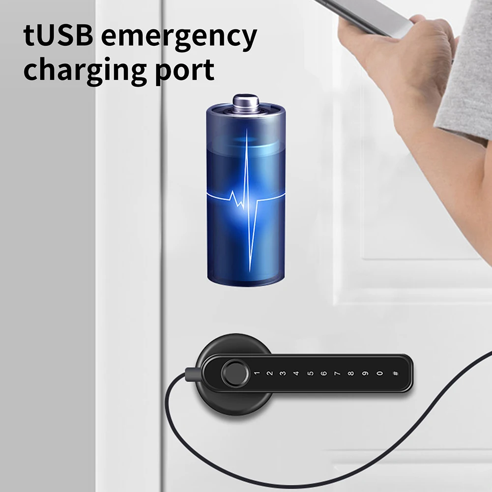 Дверной смарт-замок с идентификацией по отпечатку пальца 2022 - купить выгодной