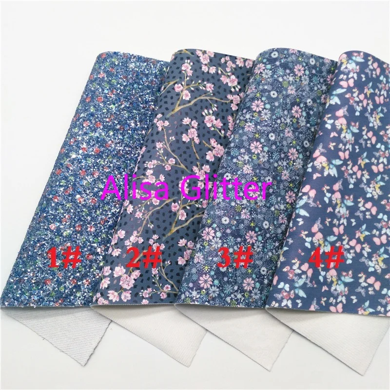 1 шт. блестящая синяя ткань для банта 21 х29 см | Дом и сад