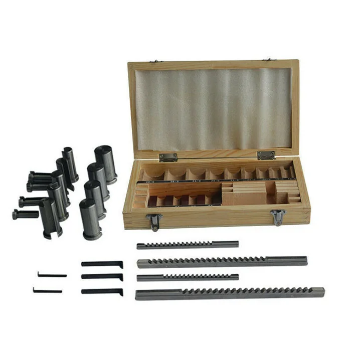 22 шт. шпоночная Протяжка втулка комплект прокладок метрических Системы 12 30 HSS