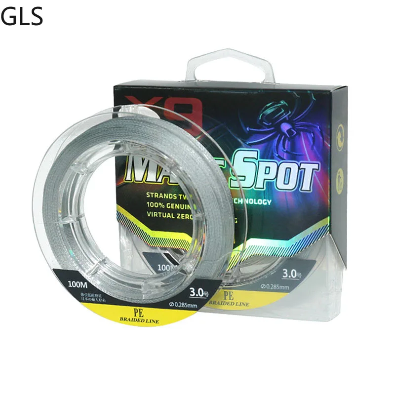 

2020 New 9 Braided Fishing Line 100M 9.7-47.95KG Japan PE braided line Floating Line