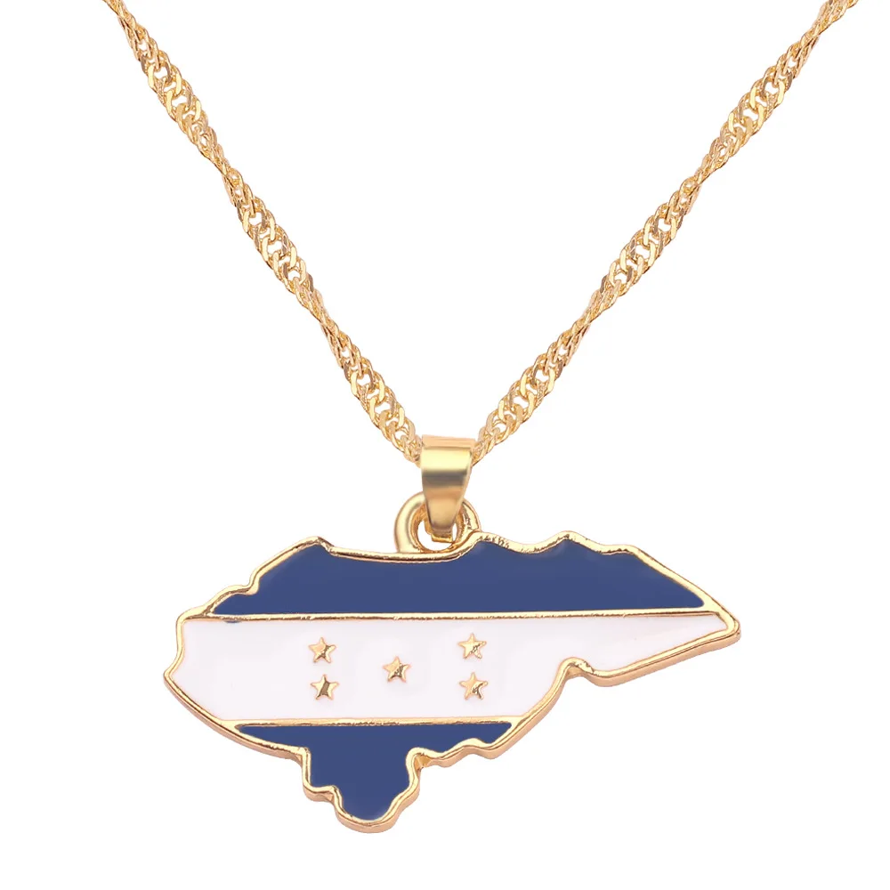 

necklaces for women country map flag necklace Guinea Ghana Liberia undersea Jamaica South Africa India Brazil men's necklace