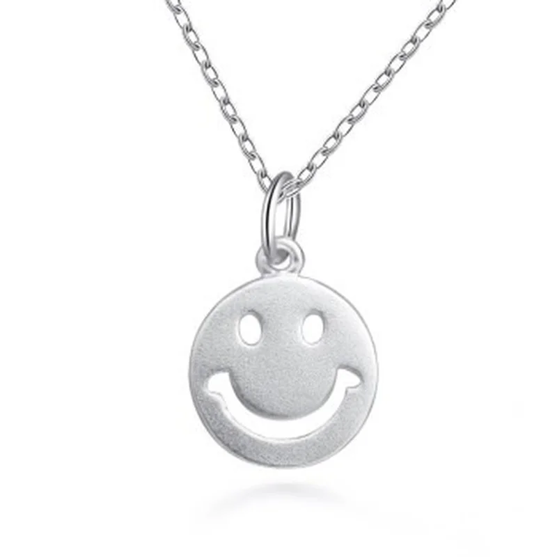 

Smile Necklace Simple Clavicle Chain Sweet Versatile Student Birthday Gift Smile Expression Accessories K9l1006x
