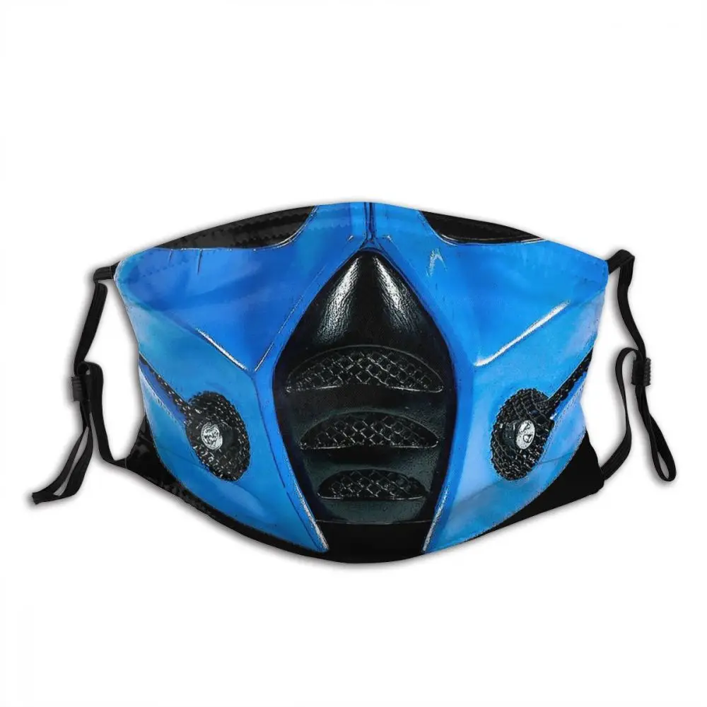 

Sub Zero Mask Warrior Reusable Printed Mouth Face Mask with Filters Anti Haze Dustproof Winter Protection Cover Muffle Men Women