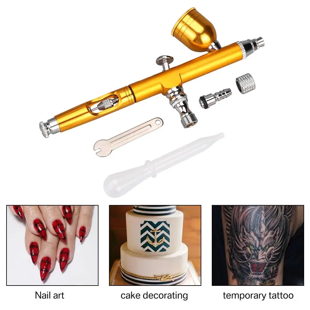 0 3 мм Насадка Пистолет Двойной Аэрограф инструмент действие Гравитация корма для