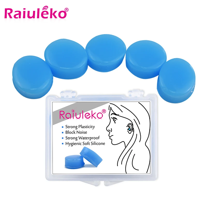 

6/18 шт., водонепроницаемые силиконовые беруши для плавания и сна