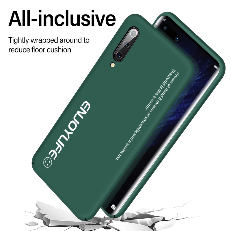 Ultra-thin Matte PC Phone Case For Xiaomi Mi 10 9 8 SE Lite T Pro Redmi Note 7 Shockproof Cover