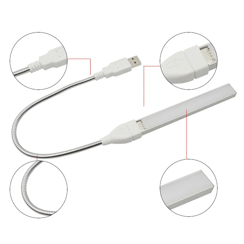 USB СВЕТОДИОДНЫЙ светильник полного спектра для выращивания растений 3 Вт 5