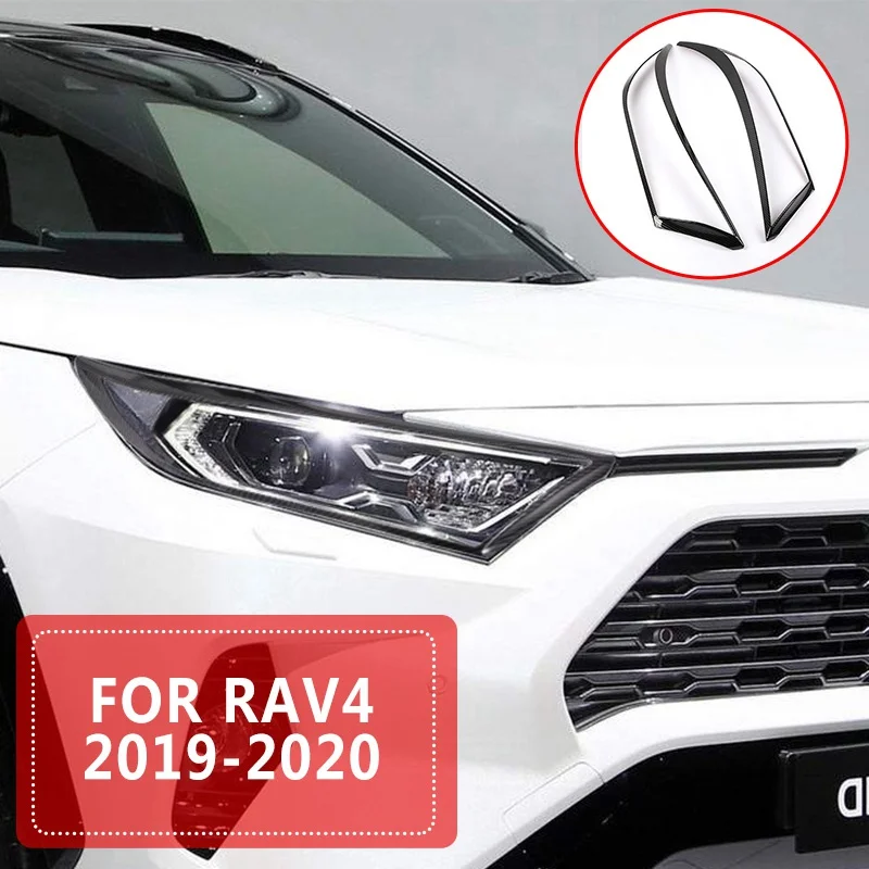 

Налсветильник ный фонарь для RAV4 2019-2021 из углеродного волокна, крышка лампы, отделка, аксессуары, рамка