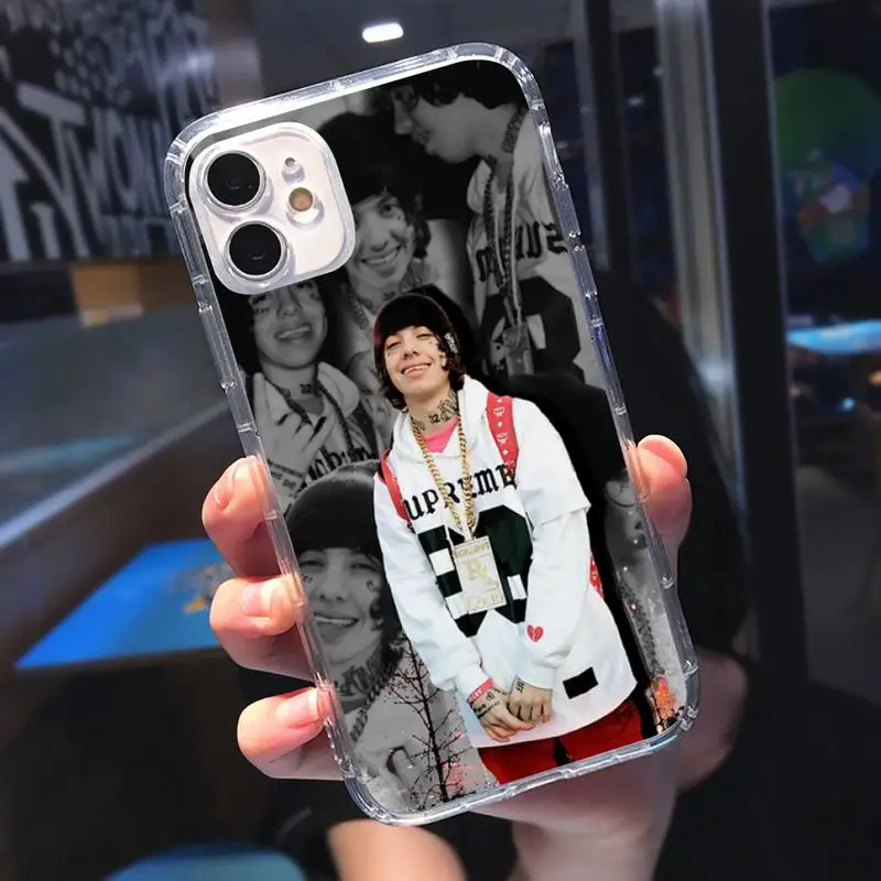 

lil xan American rapper Phone Case Transparent soft For iphone 5 5s 5c se 6 6s 7 8 11 12 plus mini x xs xr pro max