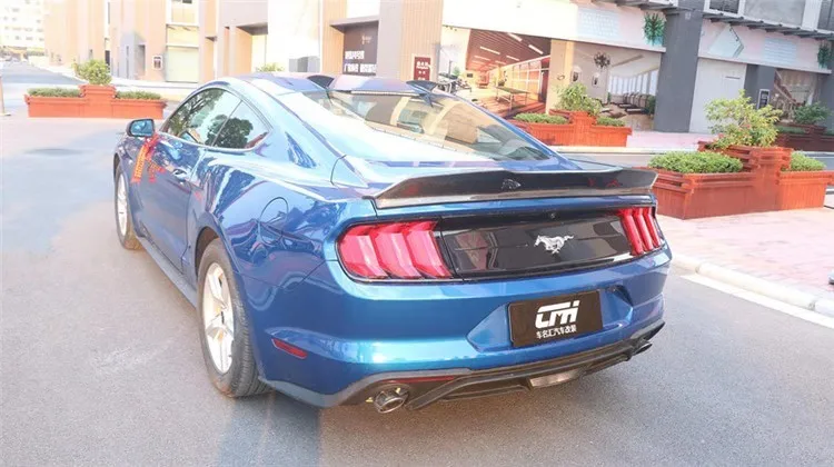 Заднее крыло автомобиля из углеродного волокна внешний спойлер для Ford Mustang 2015 2016