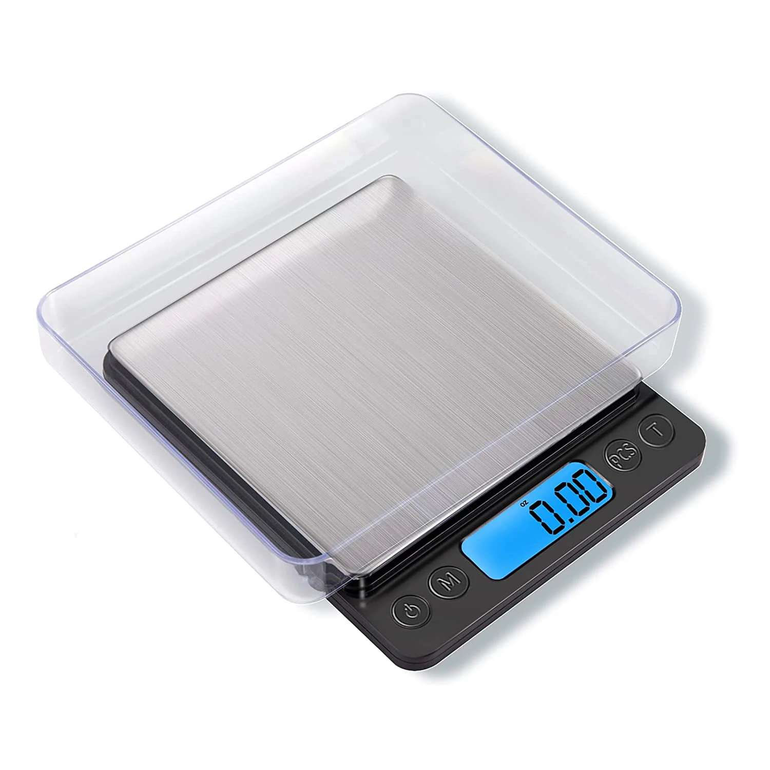 

Small Digital Food Scale Ounce/OZ and Gram Scale, Kitchen Scale 3000g/0.1g High Precision for Baking, Soap Making, Jewelry
