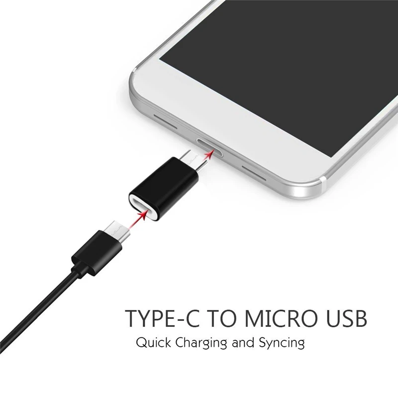 Горячая распродажа! 100 шт./лот USB 3 1 Type C штекер к Micro гнездовой адаптер Type-C