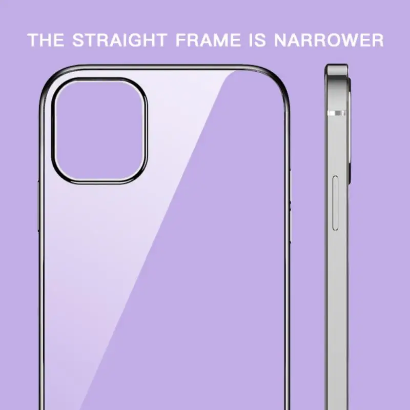 

Hot Ultra Thin Slim Clear Soft TPU Funda For IPhone 12mini 12 12pro 12promax Case Transparent For IPhone 2020 New Cover