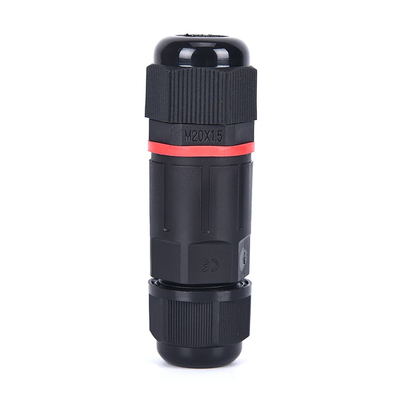 

1 Piece Cable Connector Waterproof IP68 16A Electrical Wire Sealed 3 Pin Wire Connector